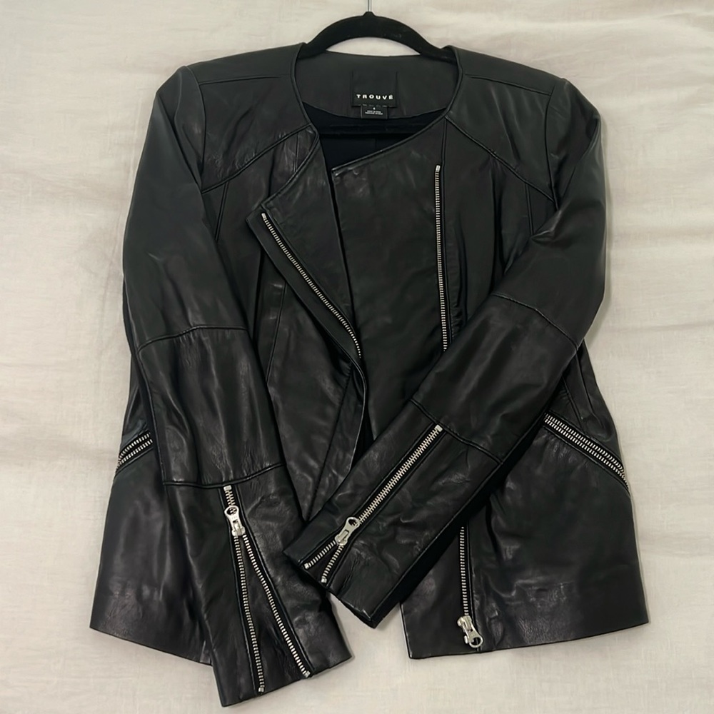 Trouvé 100% leather jacket